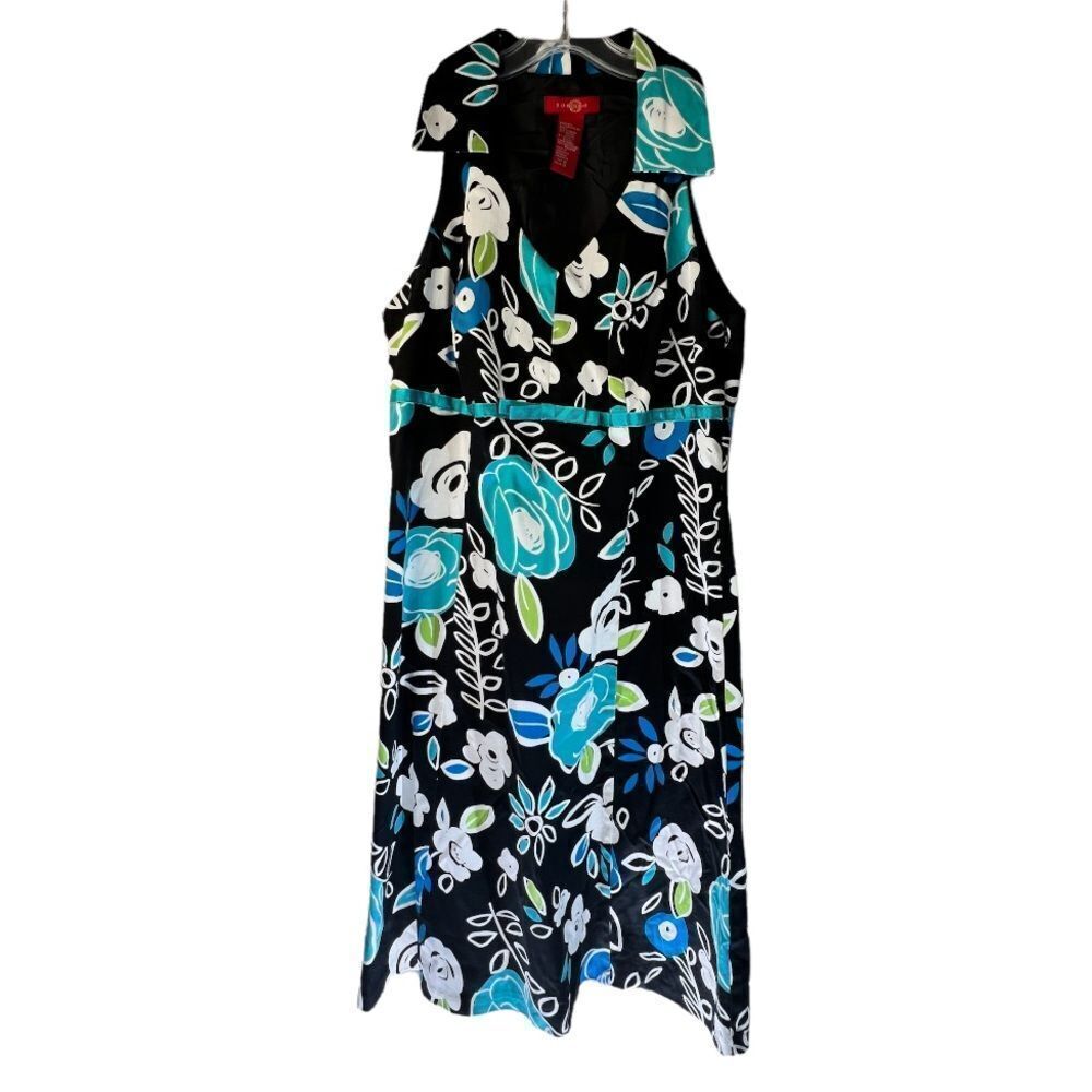 Sangria Floral Dress
